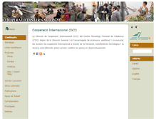 Tablet Screenshot of cooperacio.ctfc.cat